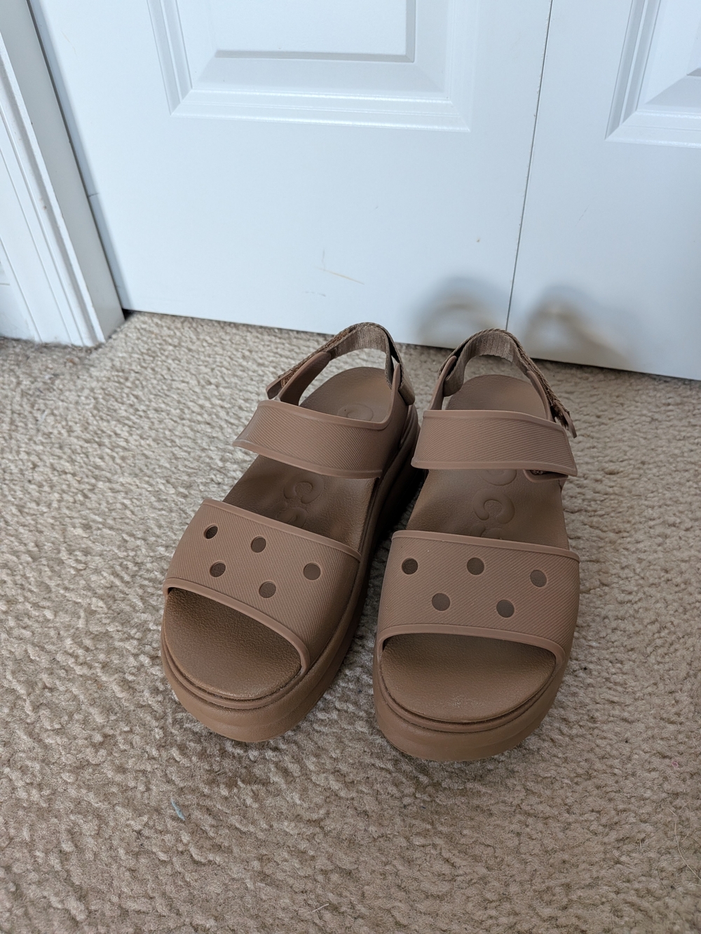 Crocs Soho Platform Sandals in Sepia, Women's Size 7